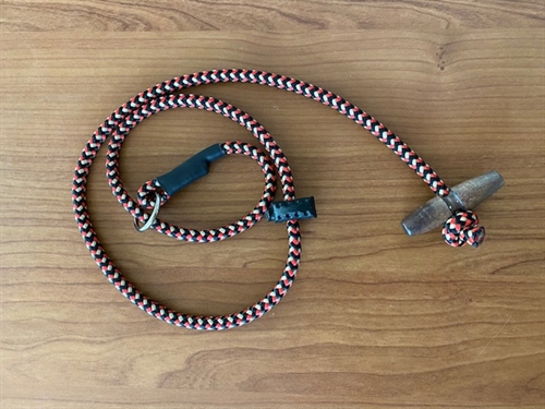 Dressurhalsbånd,  ca 75 cm (6 mm) med stop